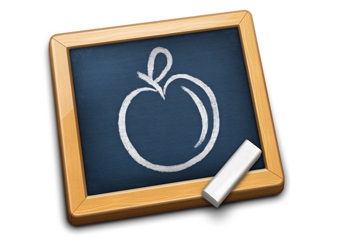 Apple on Chalkboard - Teen Rehab