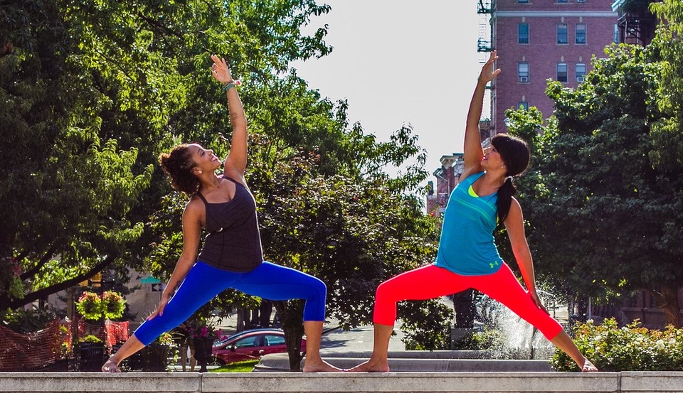 Women Doing Yoga In Park - Teen Rehab