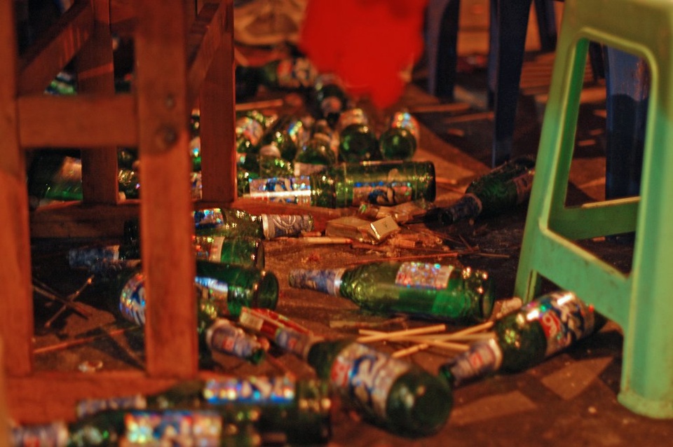 Beer Bottles On Floor - Teen Rehab
