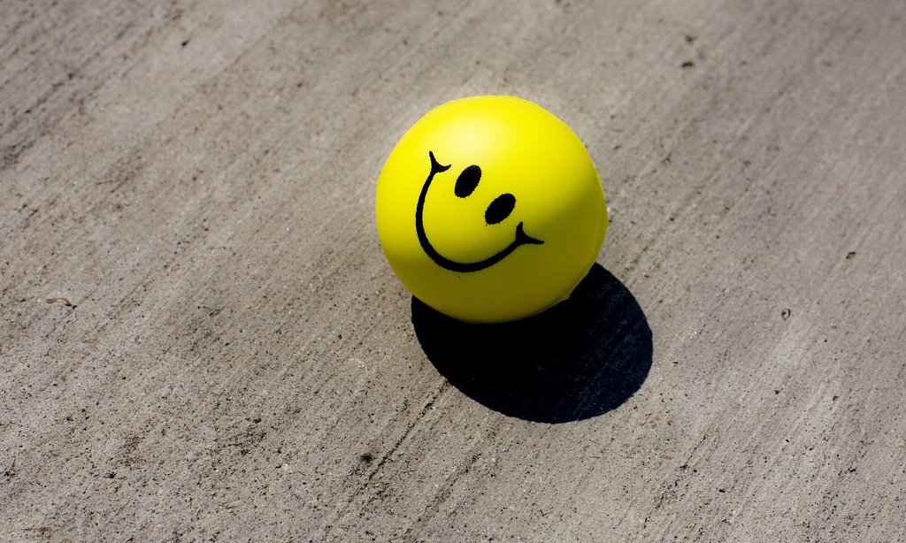 Yellow Stress Ball Smiley Face - Teen Rehab