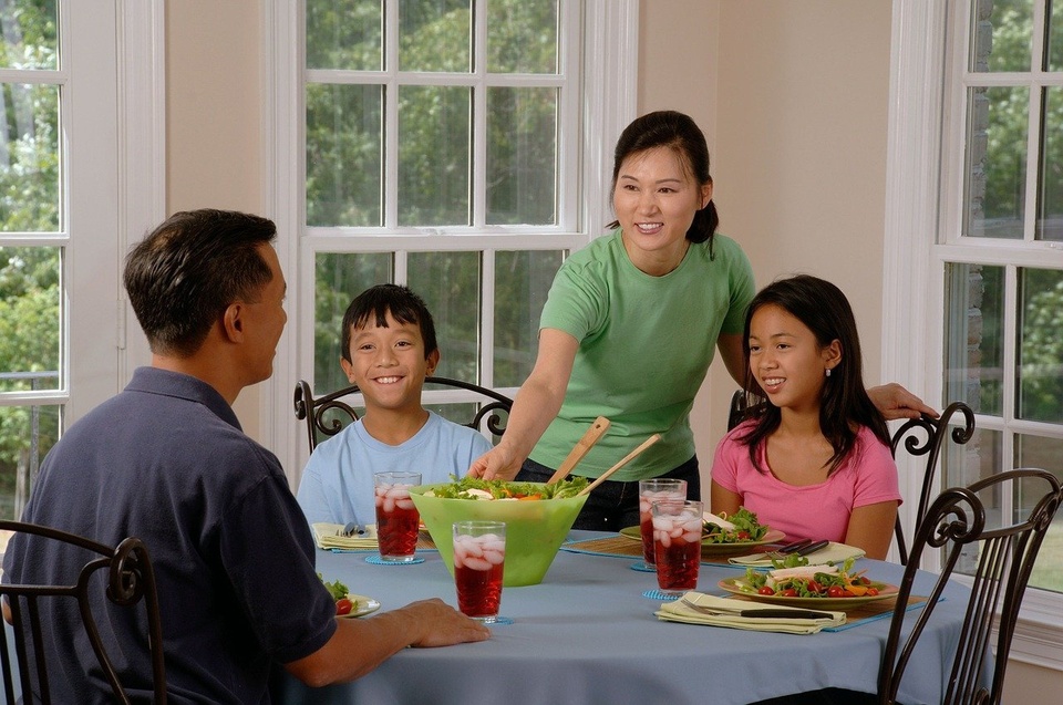 Family at Dinner Table - Teen Rehab