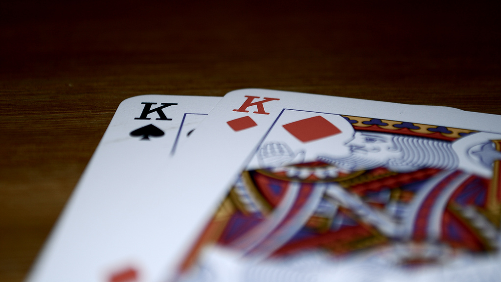 playing cards king spade diamond