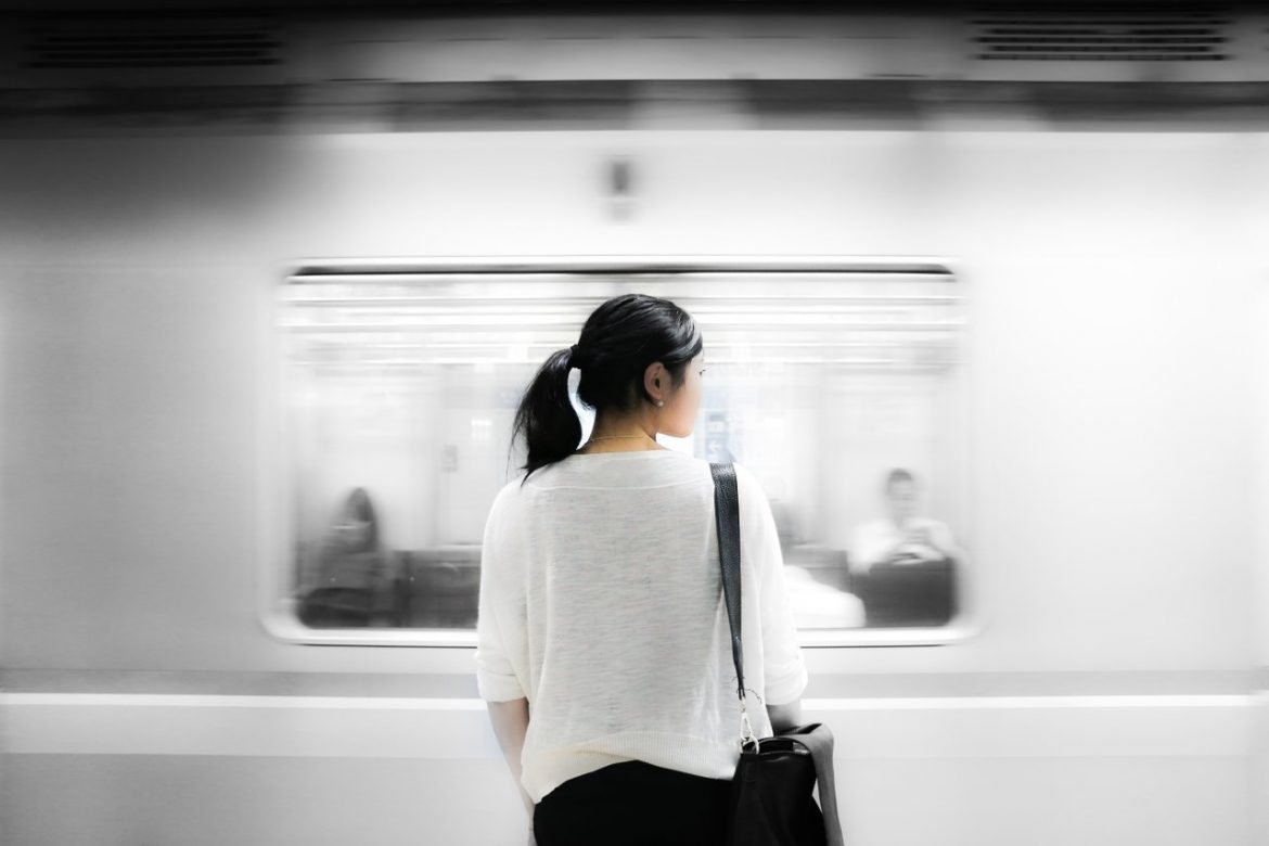 train subway underground woman