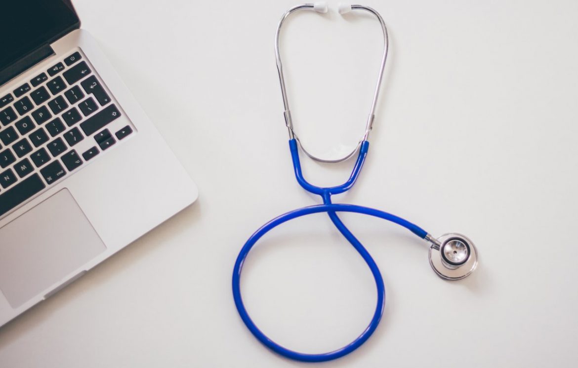 stethoscope medicine health laptop