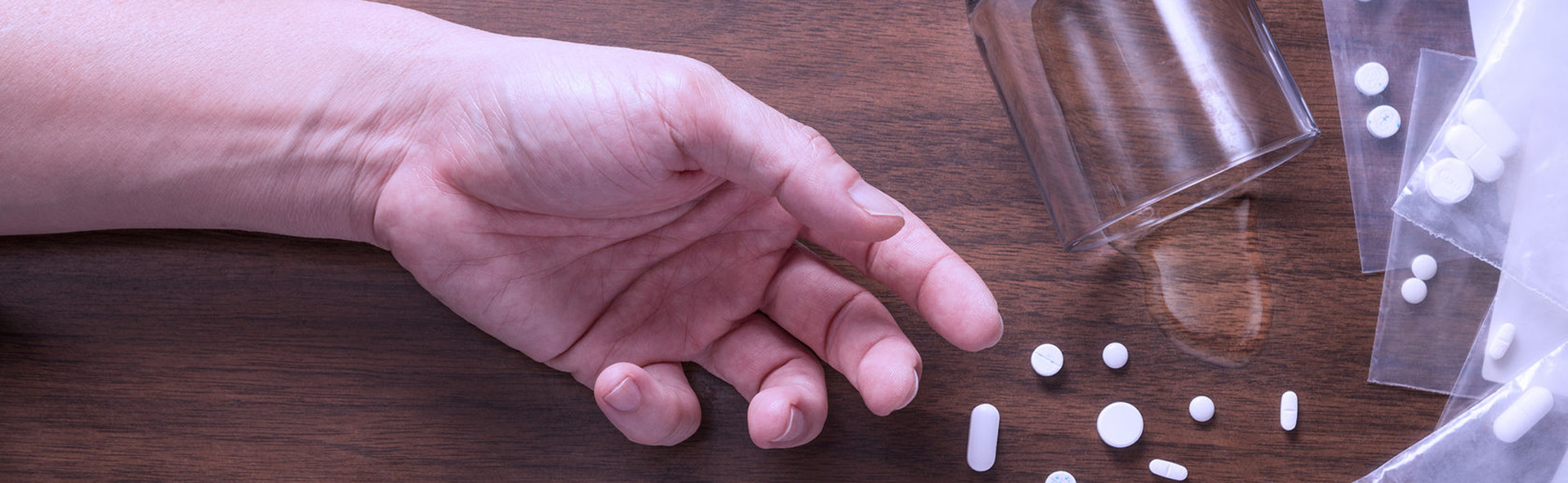 Teen Rehab - Drug Overdose - Spilled Pills